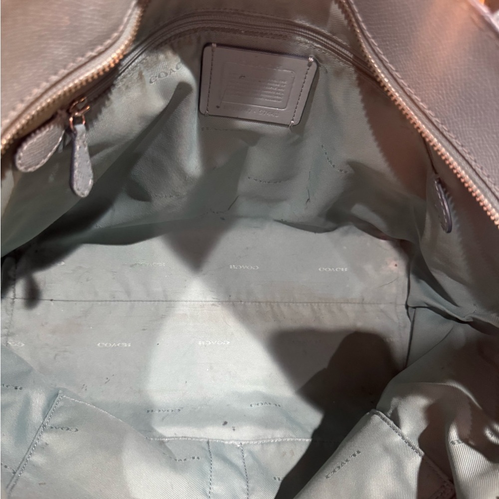 Coach Light Blue Tote Bag - Picture 12 of 14